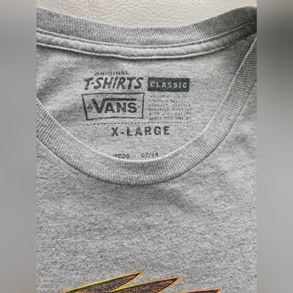 VANS Skull Headdress Gray T-Shirt | SZ XL - Picture 4 of 5